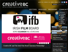 Tablet Screenshot of creativebc.com